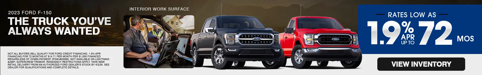 Ford F-150 Special Offer