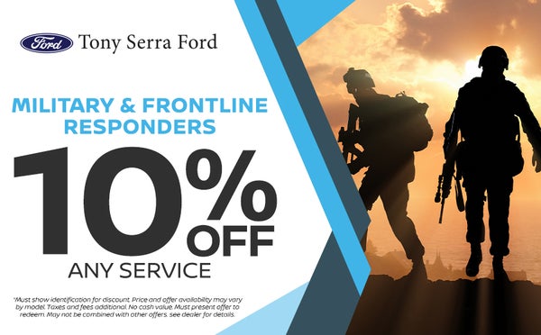 Military & Front Line Responders Discount